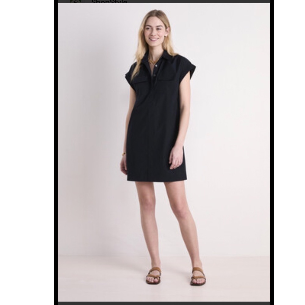 Vineyard Vines Linen‎ Blend Margo Shirt Dress Small coastal minimalist staple